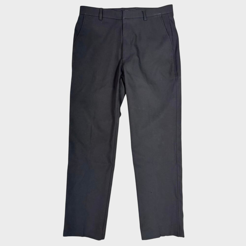 oobe Mens 34 x 32 Dark Gray Pants 100% Polyester Flat Front